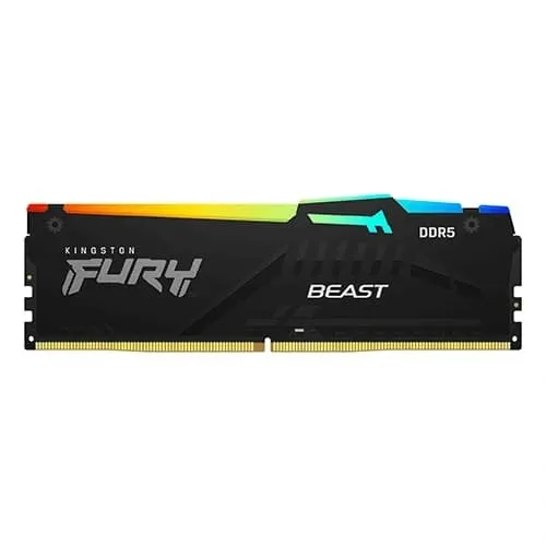 Kingston Fury Beast RGB 16GB 6000MHz CL36 DDR5 RAM - (BLACK)
