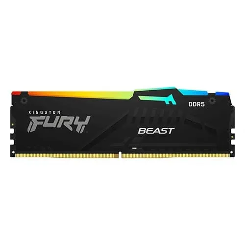 Kingston Fury Beast RGB 32GB 6000MHz CL36 DDR5 RAM - (BLACK)