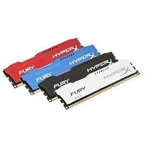 Kingston HyperX Fury 4GB (1 X 4GB) DDR3 1866MHz CL10 RAM (Blue) (HX318C10F-4) overview 1