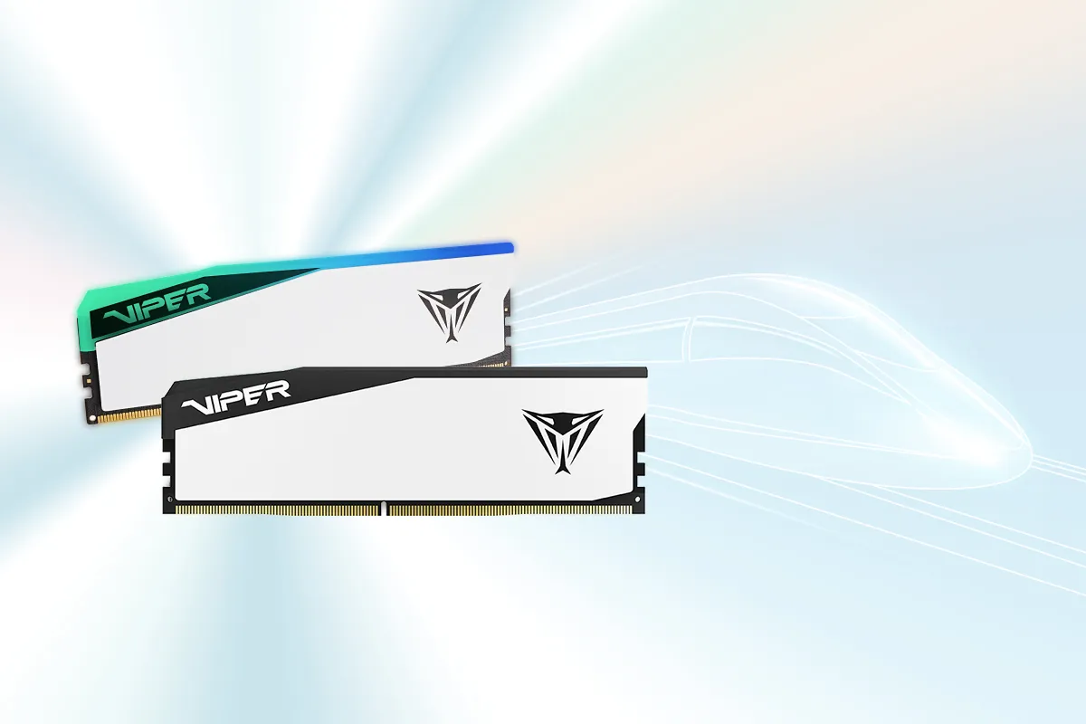 Patriot Viper Elite 5 RGB DDR5 32GB (1 x 32GB) 5200MHz CL36 RAM DIMM Module (White) overview 3