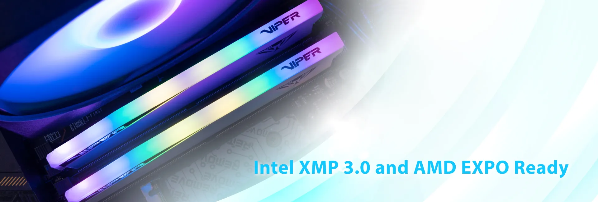 Patriot Viper Elite 5 RGB DDR5 32GB (1 x 32GB) 5200MHz CL36 RAM DIMM Module (White) overview 6