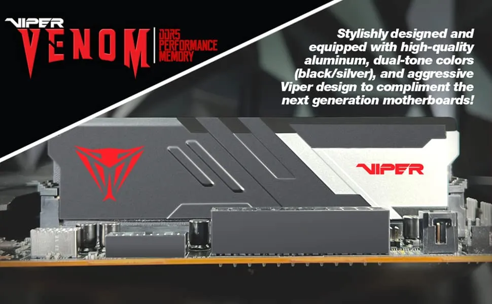 Patriot Viper Venom 32GB (2 x 16GB) DDR5 6000MHz CL36 UDIMM Desktop Ram overview 5