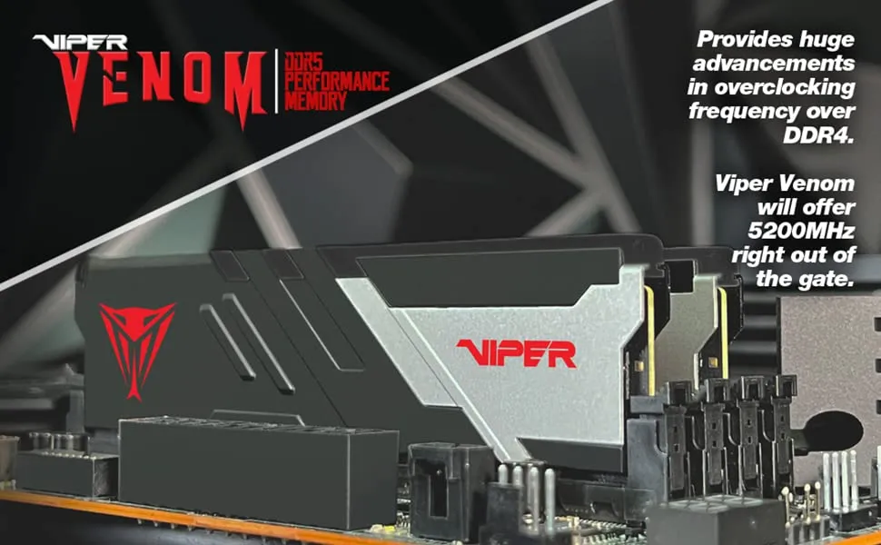 Patriot Viper Venom 32GB (2 x 16GB) DDR5 6000MHz CL36 UDIMM Desktop Ram overview 6