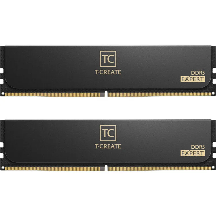 TeamGroup 96GB T-Create Expert DDR5 6400 MHz UDIMM Memory Kit (2 x 48GB, Black)