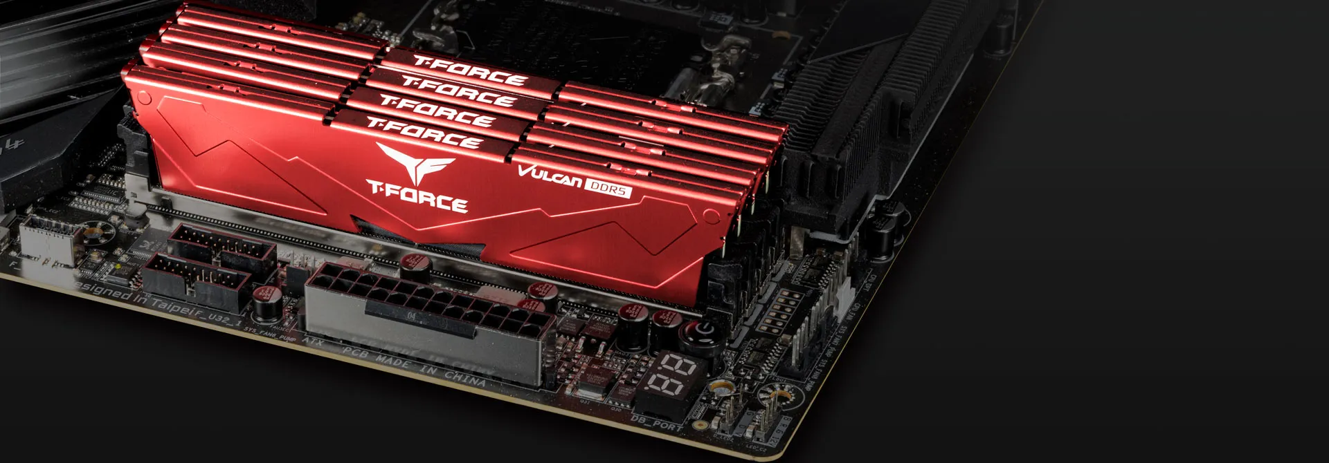 TeamGroup RAM D5 6000 16GB C30 Vulcan black overview 1