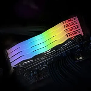 TeamGroup T-Force Delta RGB 32GB (32GBx1) DDR5 5200MHz CL40 Ram (White) overview 5