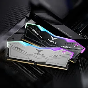 TeamGroup T-Force Delta RGB 32GB (32GBx1) DDR5 5200MHz CL40 Ram (White) overview 6