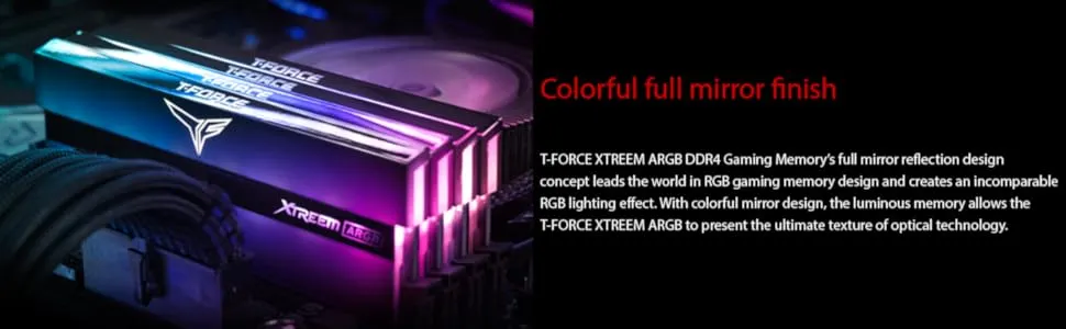 TeamGroup T-Force Xtreem ARGB White 16GB (8GBx2) DDR4 3200MHz Desktop RAM overview 1