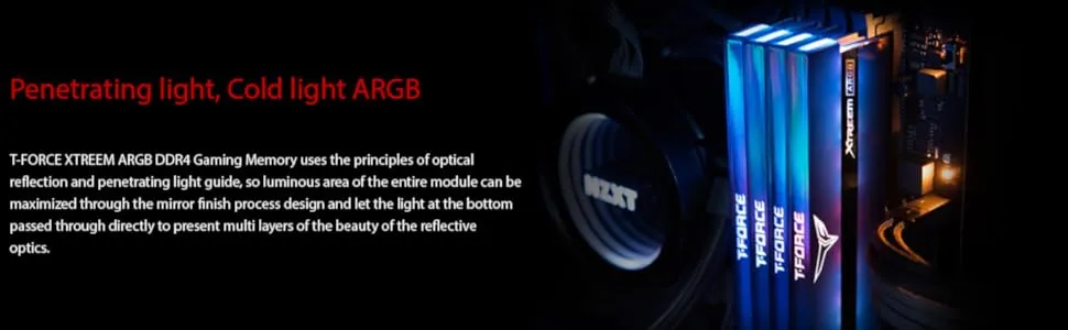 TeamGroup T-Force Xtreem ARGB White 16GB (8GBx2) DDR4 3200MHz Desktop RAM overview 2