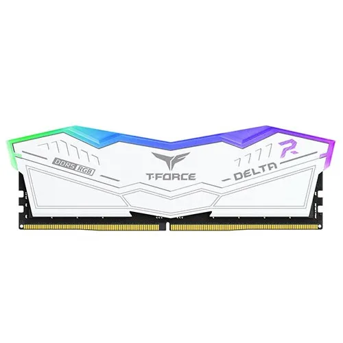 Teamgroup T-Force Delta RGB 32GB (1x32GB) DDR5 6000MHz CL38 Ram (White)