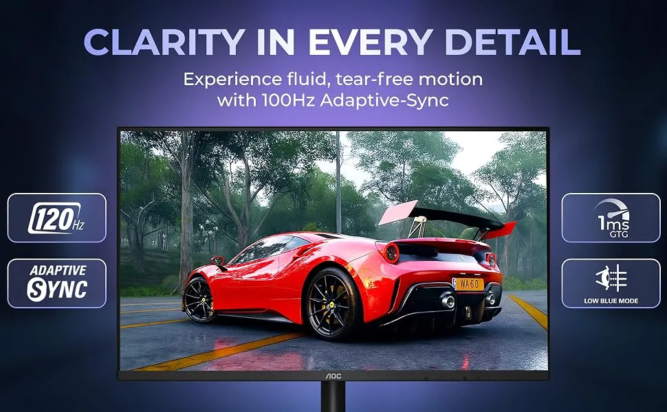 AOC 22B15H2 21.45” Full HD IPS Monitor overview 2