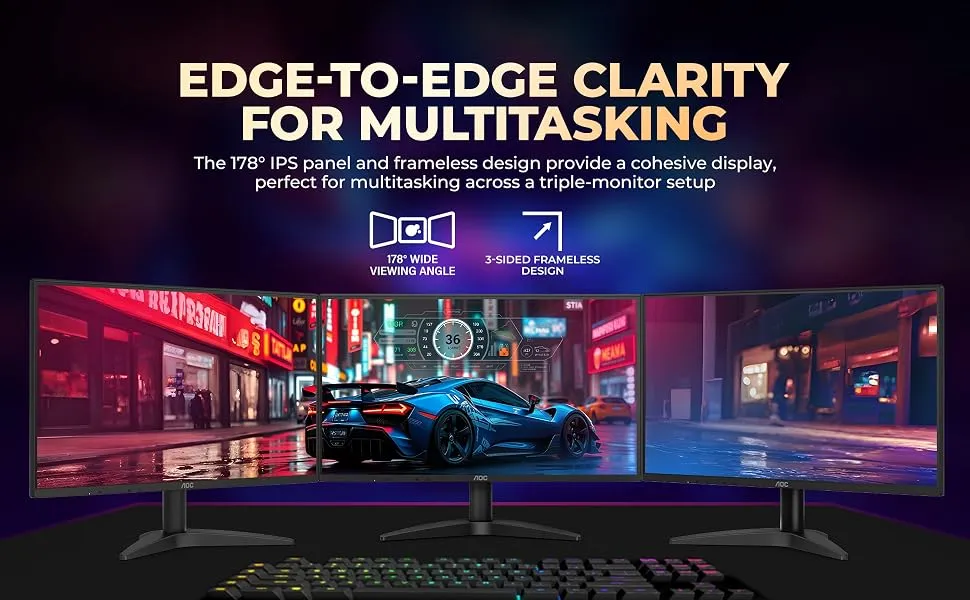 AOC 24B36H 24 Inch Monitor overview 3