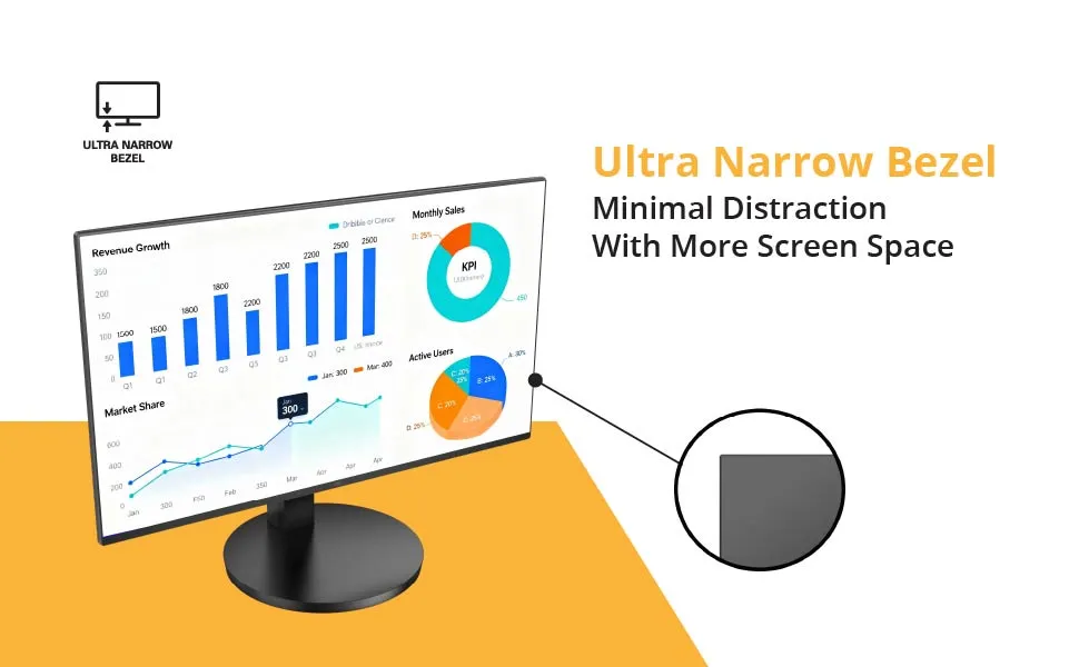 AOC 24B3CF2 24 Inch Monitor overview 4