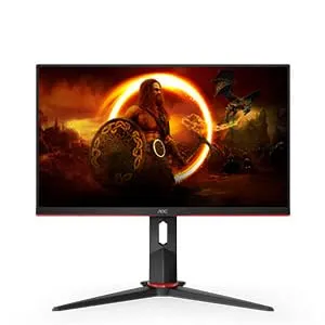 AOC 24G2Z 24 Inch Gaming Monitor (Black & Red) overview 1