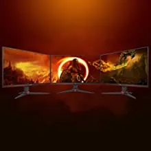 AOC 24G2Z 24 Inch Gaming Monitor (Black & Red) overview 4