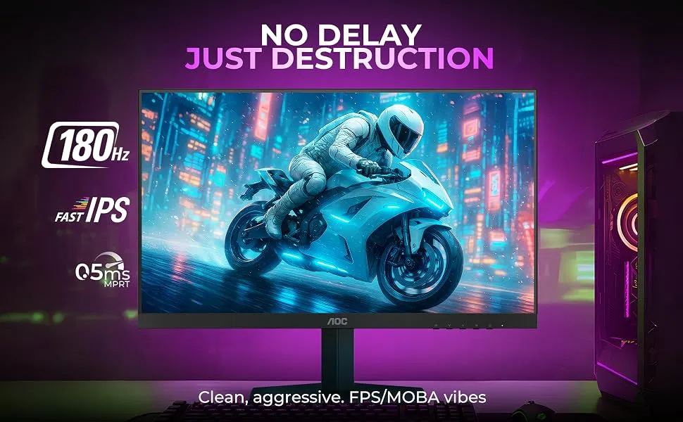AOC 27G42E 27 inch FHD Fast IPS Gaming Monitor overview 4