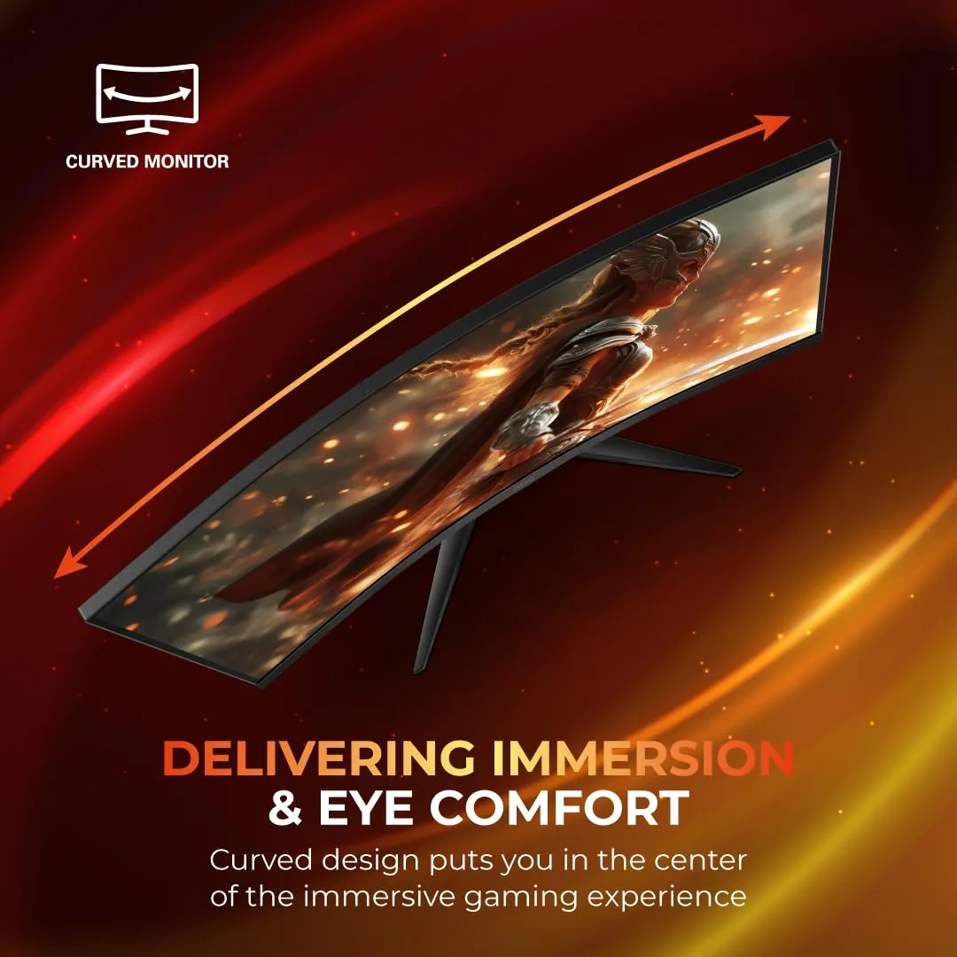 AOC C32G2ZE2 32 Inch Curved Gaming Monitor overview 4
