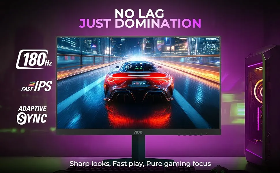 AOC Q27G11E 27 Inch Gaming Monitor overview 3