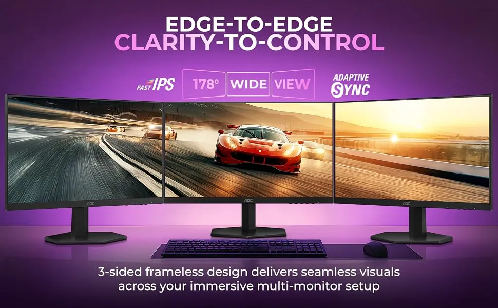 AOC Q27G11E 27 Inch Gaming Monitor overview 4