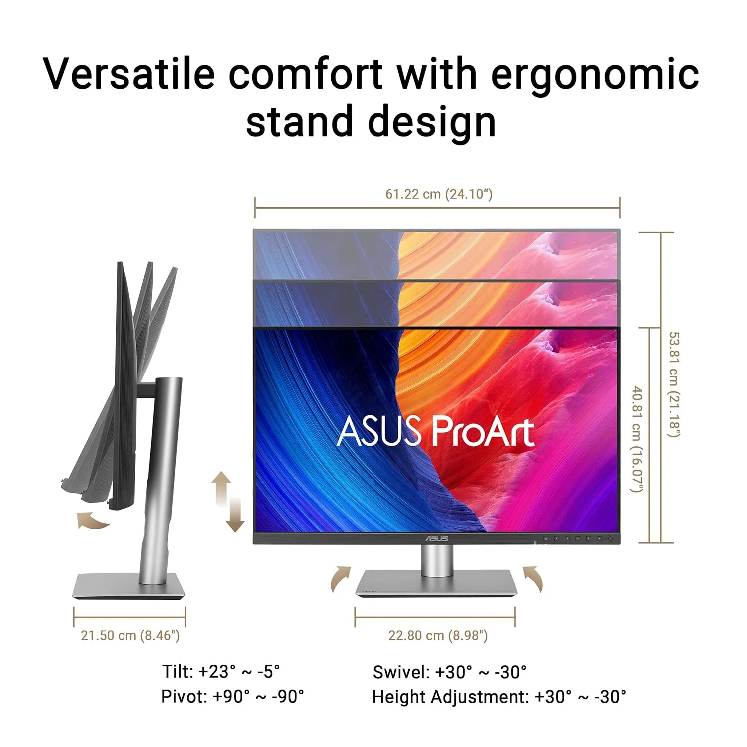 ASUS ProArt Display PA27JCV 27" 5K HDR Monitor overview 7