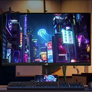 ASUS ROG Strix XG32WCS 32” 1440P QHD 180Hz 1ms USB-C Curved HDR Gaming Monitor overview 3