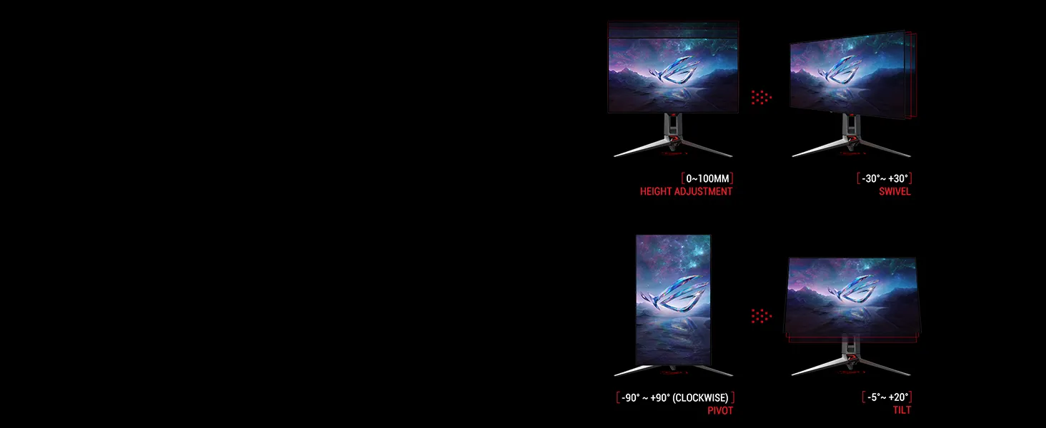 ASUS ROG Swift 27”1440P OLED DSC Gaming Monitor (PG27AQDM) overview 12