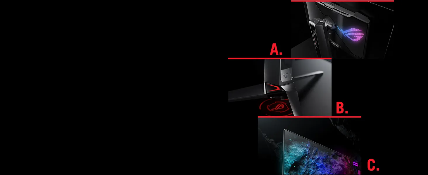 ASUS ROG Swift 27”1440P OLED DSC Gaming Monitor (PG27AQDM) overview 7