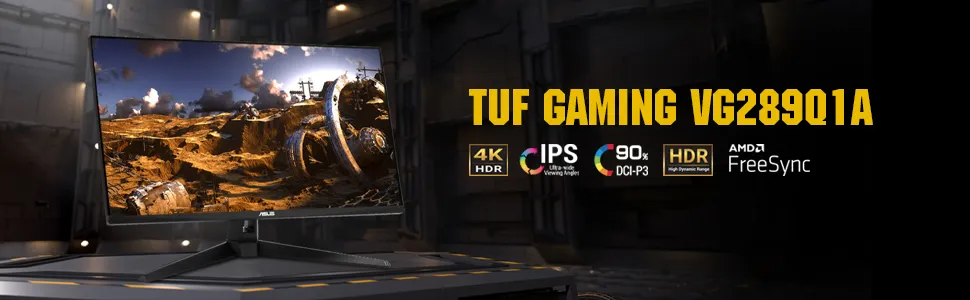 ASUS VG289Q1A 28" 16:9 4K IPS TUF Gaming Monitor overview 1