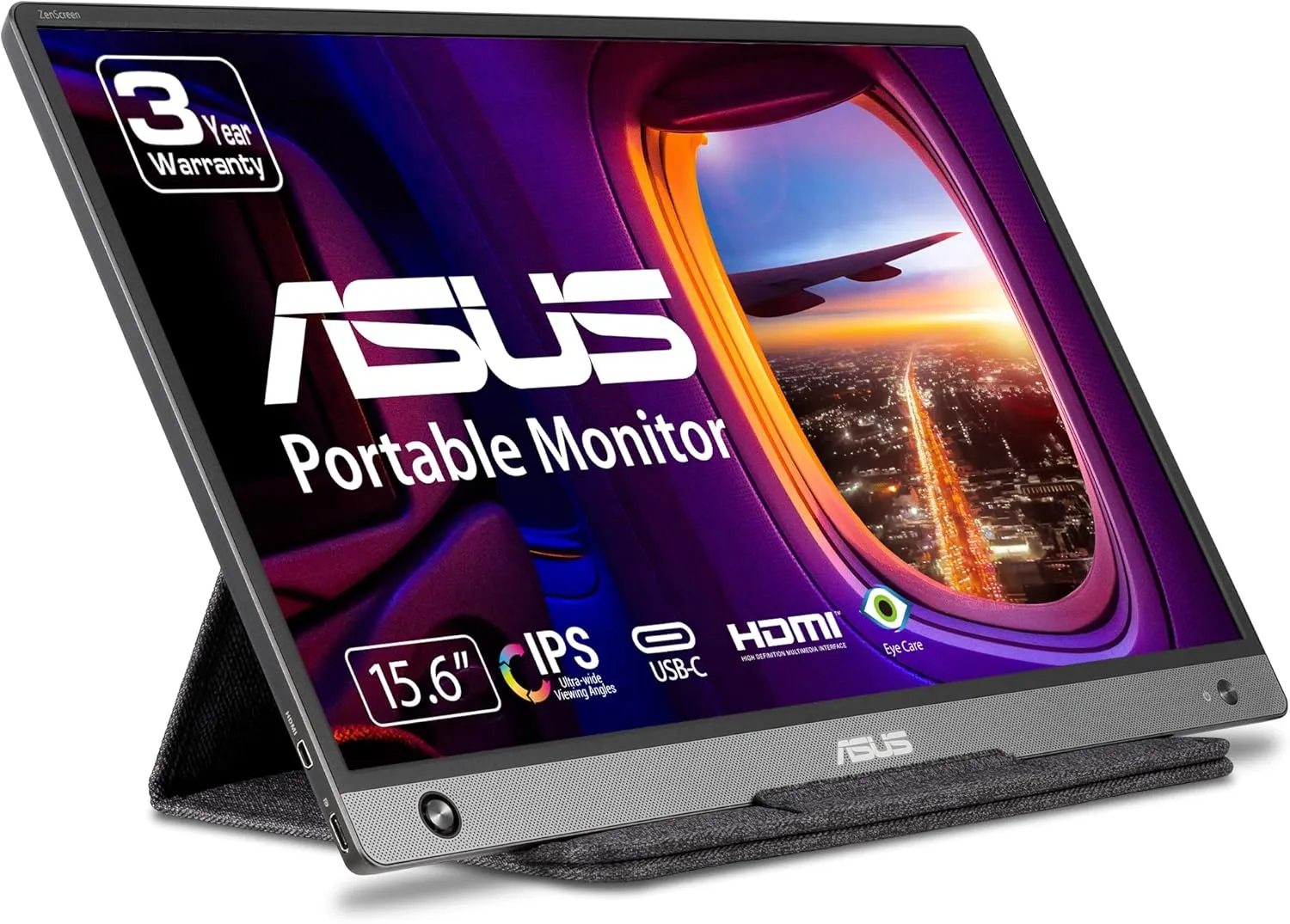 ASUS ZenScreen MB16AH 15.6" 16:9 Portable IPS Monitor overview 1
