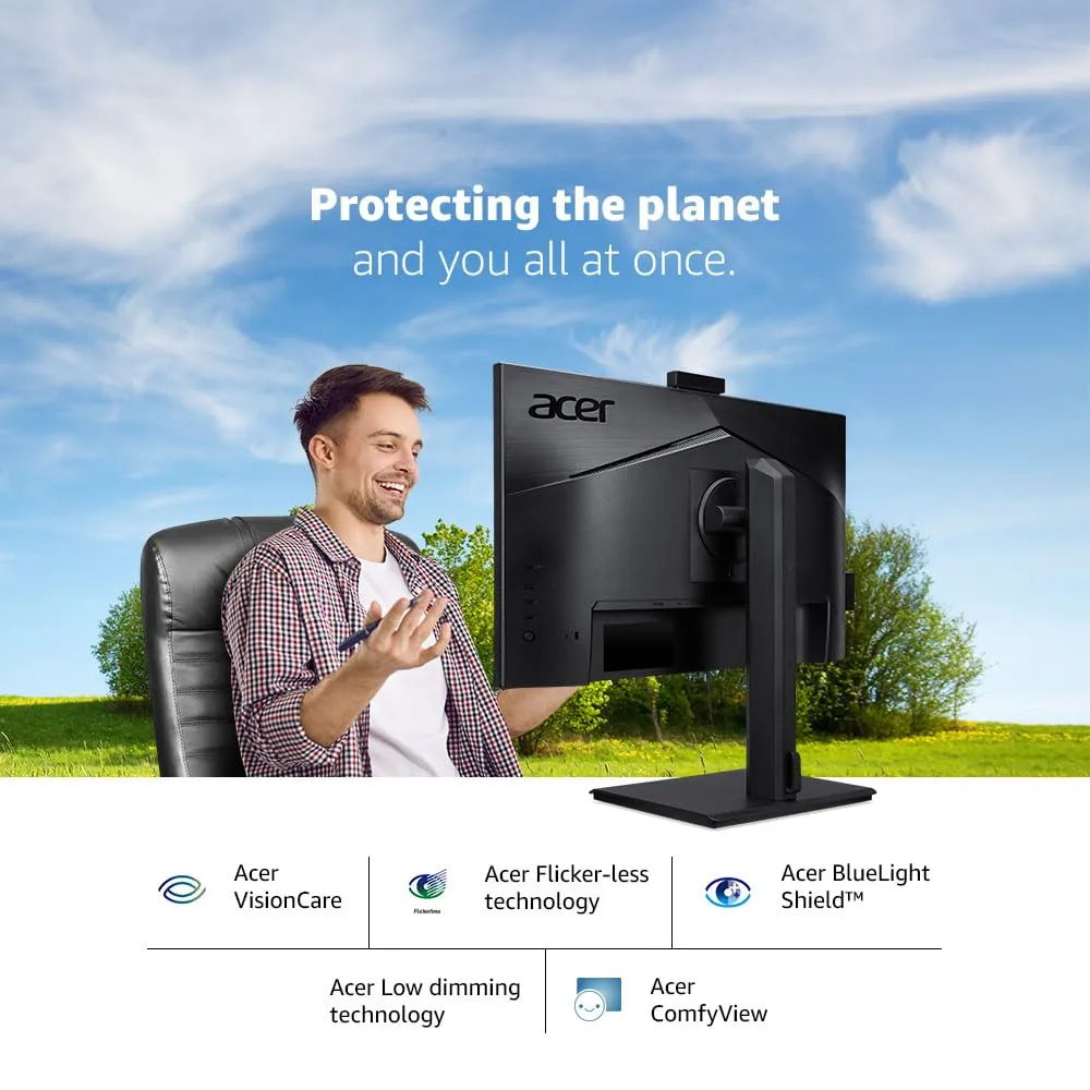 Acer B247Y D 23.8" FHD 100Hz IPS Adaptive-Sync Monitor overview 2