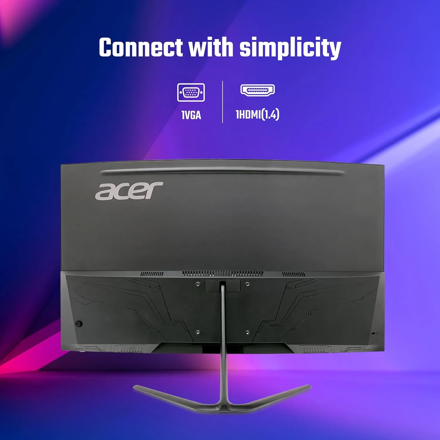 Acer ED320QR H 31.5 Inch Full HD VA Panel 1500R Curved Backlight LED Monitor overview 3
