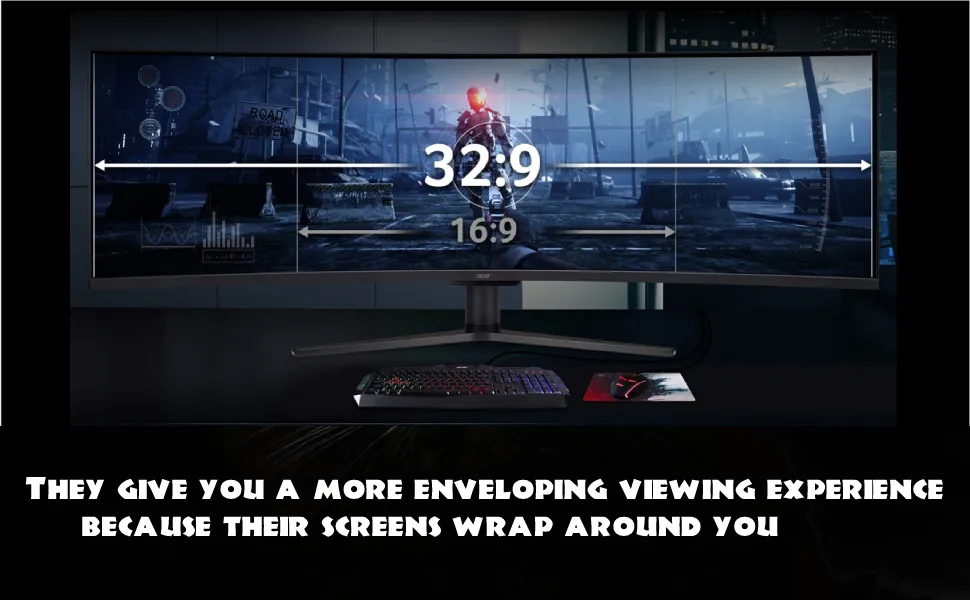 Acer EI491CR S 49 Inch LED 1800R Curved DFHD 3840 X 1080 Pixels VA Monitor overview 2
