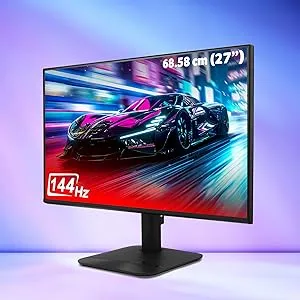 Acer KA270 P6 27 Inch IPS Full HD Backlit LED Monitor I 144Hz Refresh Rate, 1MS VRB, AMD FreeSync I 99% sRGB I 1 x VGA 1 x HDMI with Inbox HDMI Cable I Zero Frame Design I Eye Care I Stereo Speakers overview 6