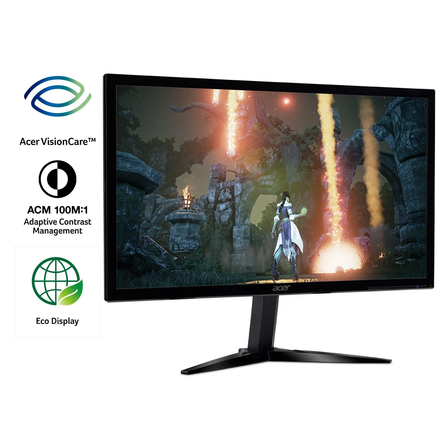 Acer Kg241Q – 24 Inch Gaming Monitor (1Ms Response Time, Fhd Tn Panel,Hdmi) overview 2