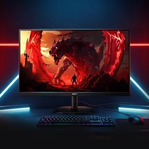 Acer Nitro KG271 X1 27 Inch IPS Full HD Backlit LED Gaming Monitor I 0.5 MS Response I 200Hz Refresh Rate I SRGB 99%, HDR 10 I 2xHDMI, 1xDP I Stereo Speakers I AMD FreeSync Premium I Eye Care (Black) overview 3