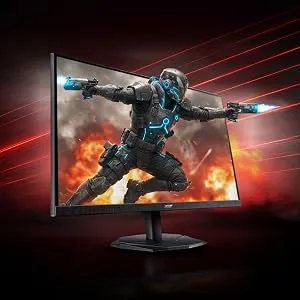 Acer Nitro KG271 X1 27 Inch IPS Full HD Backlit LED Gaming Monitor I 0.5 MS Response I 200Hz Refresh Rate I SRGB 99%, HDR 10 I 2xHDMI, 1xDP I Stereo Speakers I AMD FreeSync Premium I Eye Care (Black) overview 5