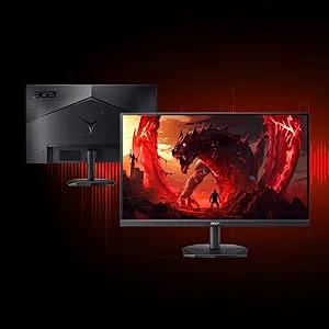 Acer Nitro KG271 X1 27 Inch IPS Full HD Backlit LED Gaming Monitor I 0.5 MS Response I 200Hz Refresh Rate I SRGB 99%, HDR 10 I 2xHDMI, 1xDP I Stereo Speakers I AMD FreeSync Premium I Eye Care (Black) overview 6