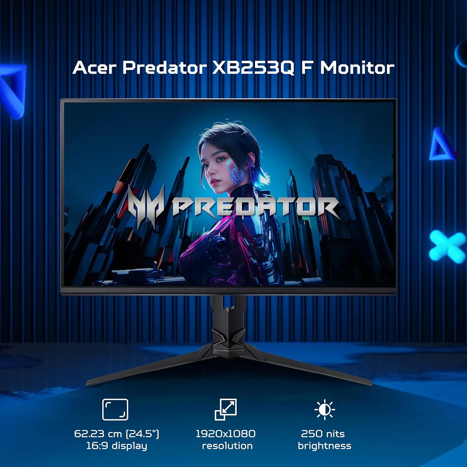 Acer Predator XB253QF 24.5 Inch Full HD IPS 1920 x 1080 LED Gaming Monitor overview 6