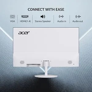 Acer SA272 P1 27 Inch Full HD IPS Ultra Slim (7.2mm Thick) Backlit LED Monitor I Zero Frame I 144Hz Refresh I 1 MS VRB I AMD FreeSync I 1xHDMI 1xVGA I Speakers I Eye Care I Eco Display overview 8