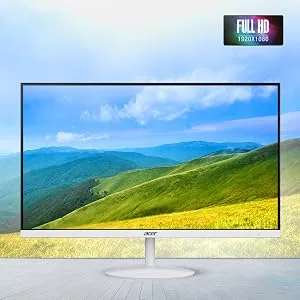 Acer SA322Q 31.5 Inch Full HD 1920x1080 IPS Ultra-Slim (7.2mm) Backlit LED Monitor I 75Hz Refresh I 1 MS VRB Response I AMD Free Sync I 1xHDMI 1xVGA I Stereo Speakers I Eye Care Features I White overview 4