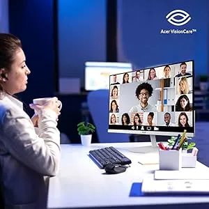 Acer SA322Q 31.5 Inch Full HD 1920x1080 IPS Ultra-Slim (7.2mm) Backlit LED Monitor I 75Hz Refresh I 1 MS VRB Response I AMD Free Sync I 1xHDMI 1xVGA I Stereo Speakers I Eye Care Features I White overview 5