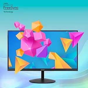 Acer SA322QU E 31.5 Inch WQHD IPS Monitor | 100Hz Refresh | 1ms VRB | AdaptiveSync FreeSync & G-SYNC | HDR10 | Ultra-Slim 7.2mm | ZeroFrame | Eye Care | Built-in Speakers | HDMI, DP Ports, Audio Out overview 3
