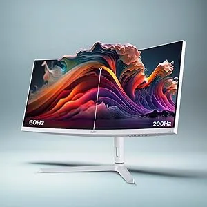 Acer XZ306CX 29.5 Inch (74.93 Cm) Ultrawide 21:9 1500R Curve 2560 X 1080 Pixels LCD Monitor with LED Backlight I 1 MS VRB I 200 Hz I HDR 400 I DCI-P3 93% I AMD Free Sync I 2XHDMI 1XDP I White overview 2