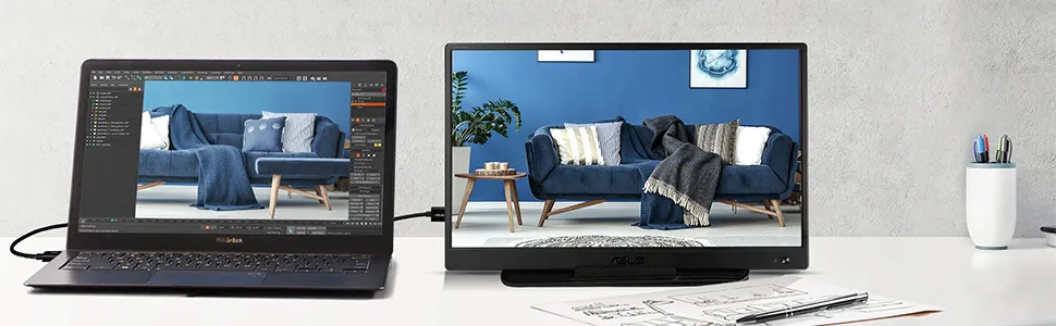 Asus MB165B 16 Inch Portable Monitor overview 4