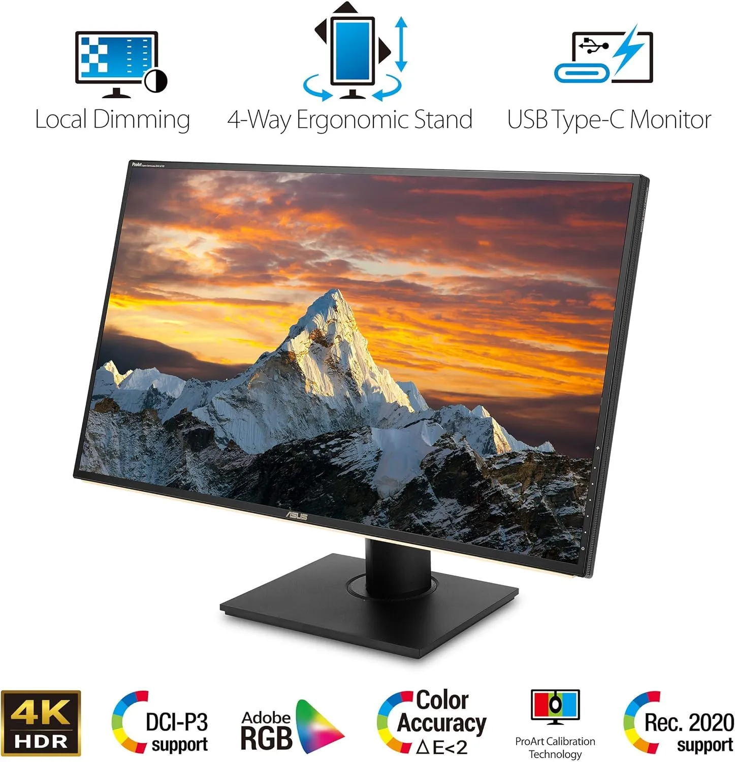 Asus PA329C 32" 4K HDR IPS Designer Monitor overview 1