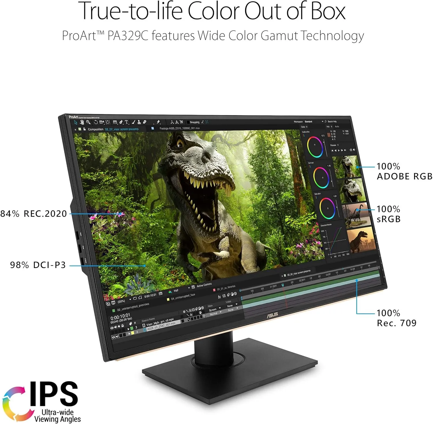 Asus PA329C 32" 4K HDR IPS Designer Monitor overview 2