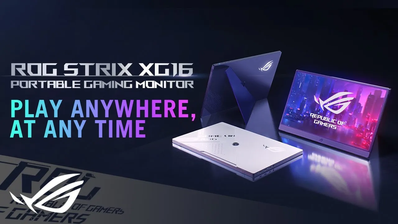 Asus ROG Strix XG16AHP 15.6 Inch Portable 144Hz Gaming Monitor overview 1