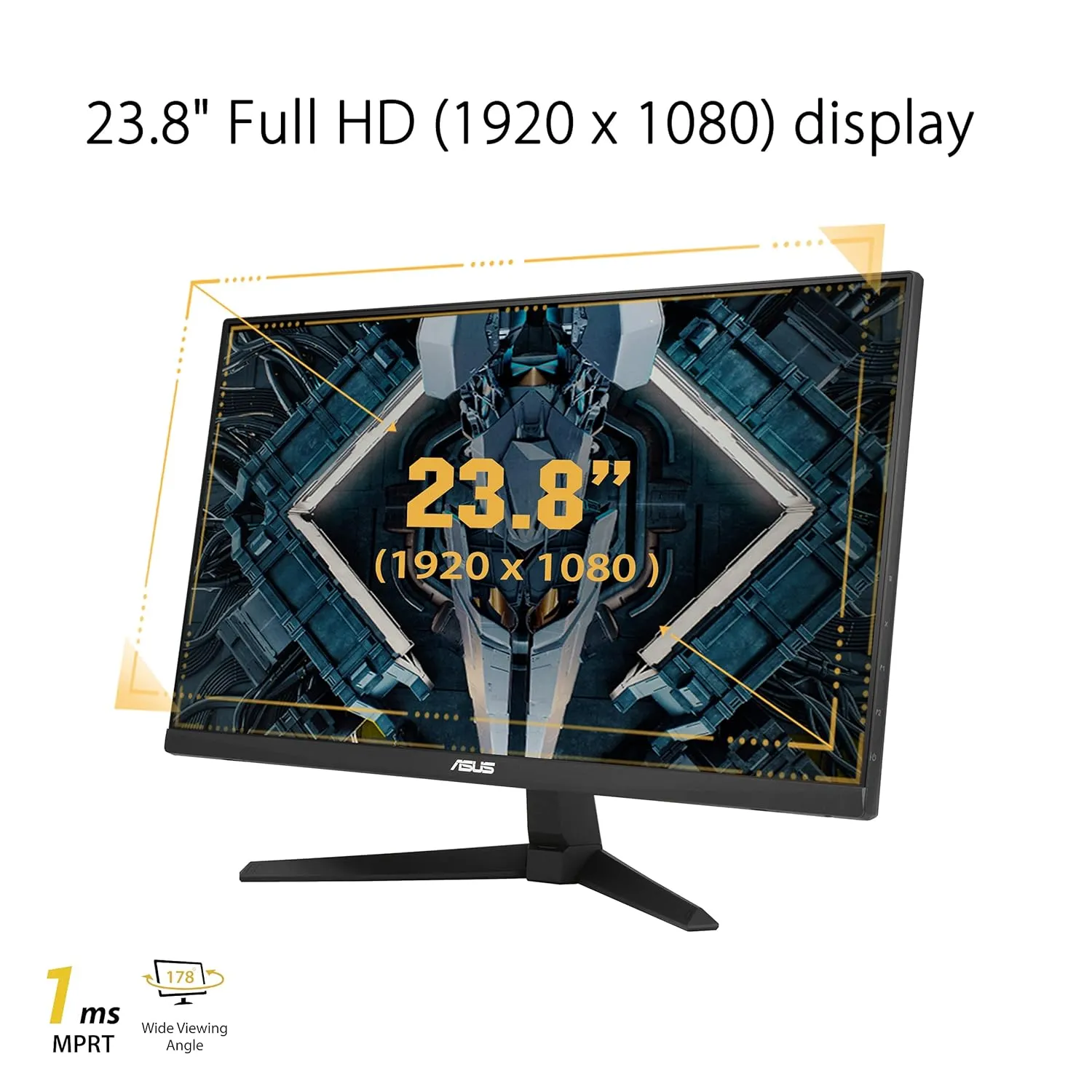 Asus TUF Gaming VG247Q1A 24 Inch Monitor overview 1