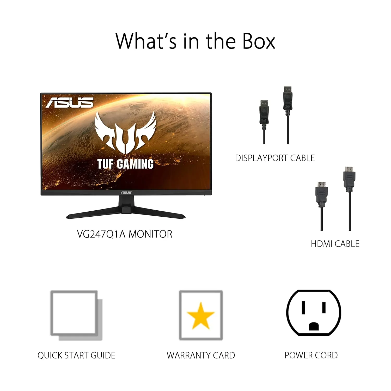 Asus TUF Gaming VG247Q1A 24 Inch Monitor overview 5