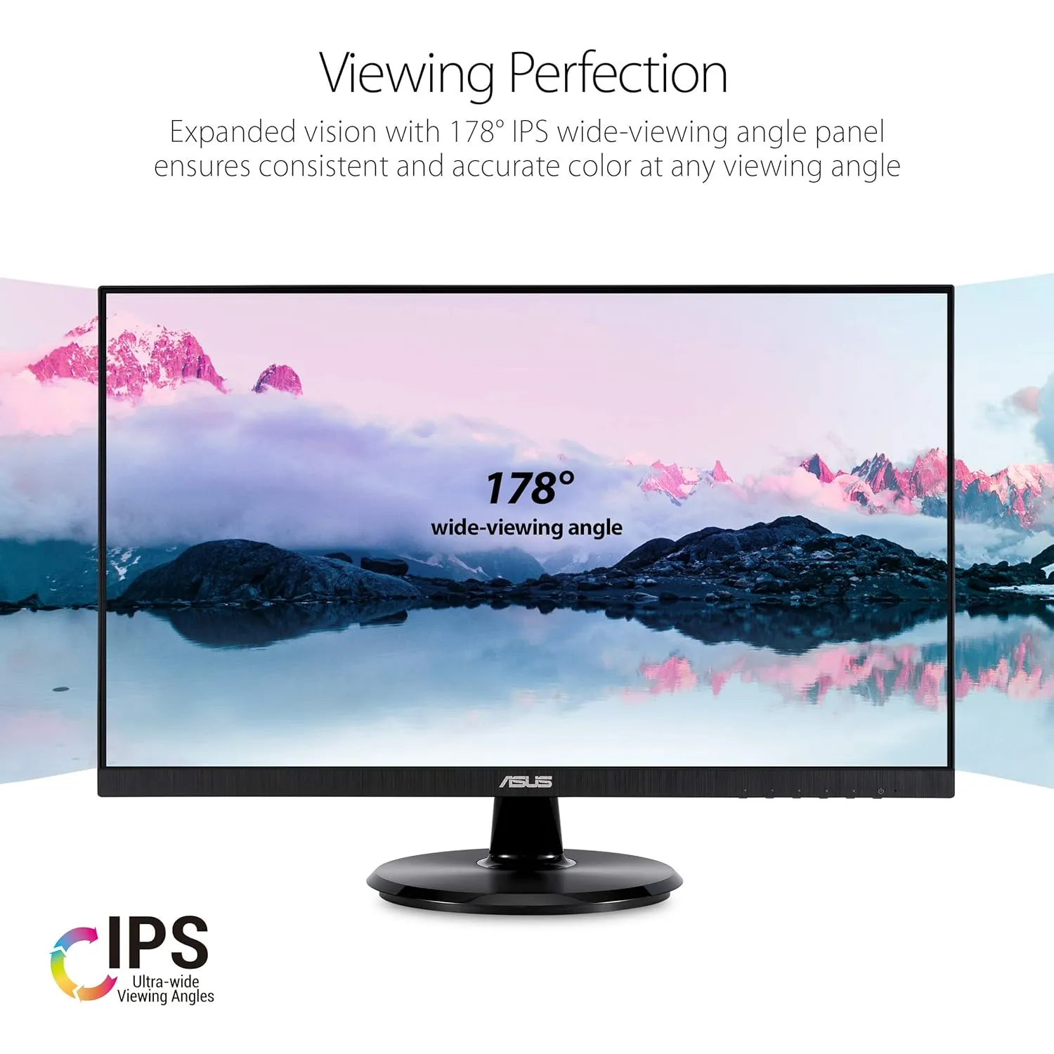 Asus VA24DQ Monitor FreeSync Eye Care IPS Monitor overview 1